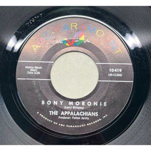 The Appalachians Bony Moronie / It Takes a Man 45 Rock Record ABC 10419 VG+